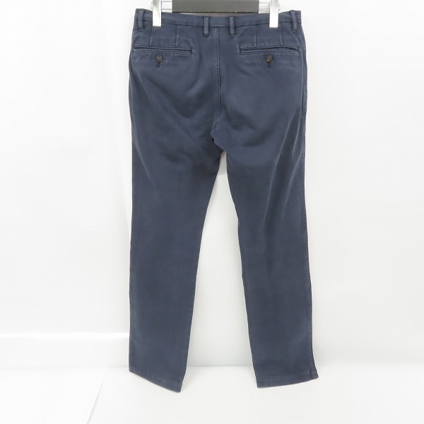 実際に弊社で買取させて頂いたHELMUT LANG/ヘルムートラング コットンパンツ ネイビー系 size：28の画像 1枚目