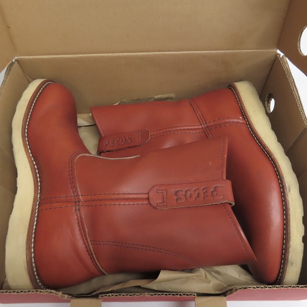 激安　RED WING 8866 ペコス 赤茶色 7 ½ 羽タグ 正規取扱店 RED WING(レッドウィング) 8866 9インチ PECOS BOOTS