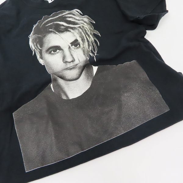 実際に弊社で買取させて頂いたTEAM BIEBER JUSTIN BIEBER/ジャスティンビーバー 半袖 バンドTシャツ Mの画像 7枚目