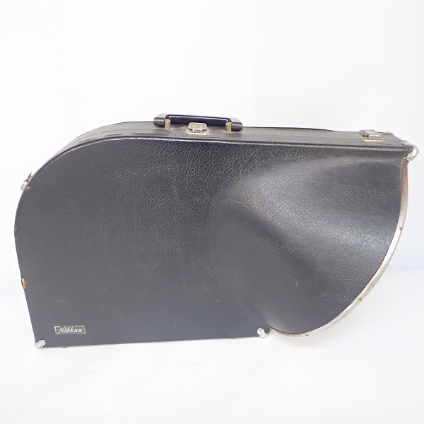 実際に弊社で買取させて頂いた★【ジャンク】メーカー不明 フレンチホルン 型番不明 ハードケース付の画像 9枚目