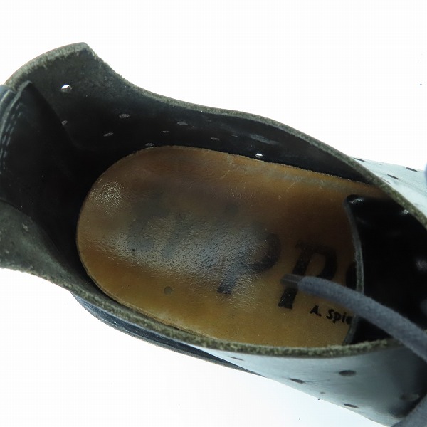 実際に弊社で買取させて頂いたtrippen/トリッペン パンチング レザーシューズの画像 4枚目