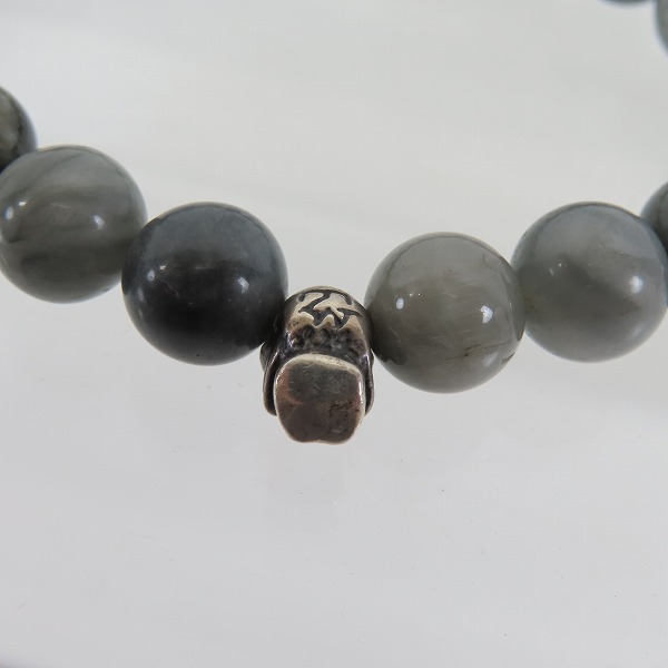 実際に弊社で買取させて頂いた【ギャラ付】TRAVIS WALKER/トラヴィスワーカー イーグルアイストーンビーズブレスレット SBC002の画像 4枚目