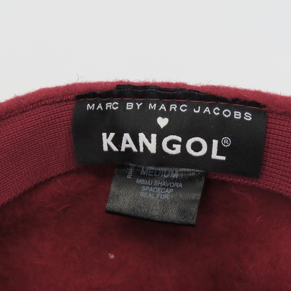 実際に弊社で買取させて頂いたMARC BY MARC JACOBS ×KANGOL/マーク バイ マークジョイコブス×カンゴール FURGORA アンゴラキャップ Mの画像 6枚目