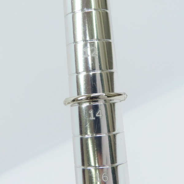 実際に弊社で買取させて頂いたBloody Mary/ブラッディマリー INSPIRIT Pt900 w/ダイアモンド リング 14号の画像 8枚目