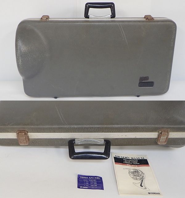 実際に弊社で買取させて頂いた★【難有り】YAMAHA/ヤマハ YAH-201/YAH201 アルトホルン ハードケース付の画像 9枚目