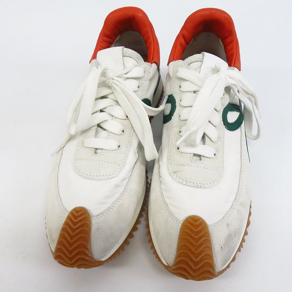 実際に弊社で買取させて頂いたLOEWE/ロエベ Flow Runner/フロー ランナー カーフ アナグラムロゴ スニーカー  40