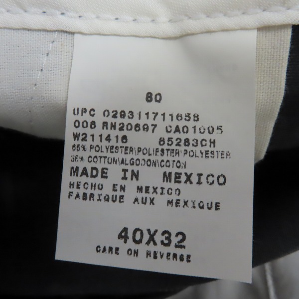 実際に弊社で買取させて頂いたDickies/ディッキーズ DOUBLE KNEE WORK PANT/ダブルニーワークパンツ 85283 チャコール/40×32 2点セット　の画像 3枚目