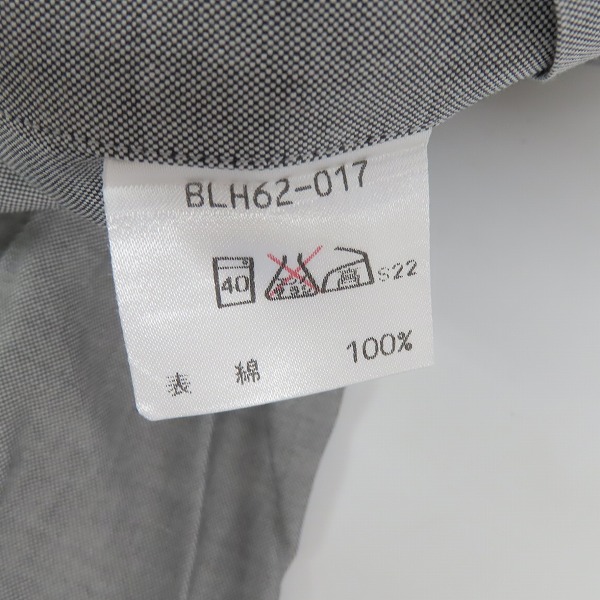 実際に弊社で買取させて頂いたBurberrys/バーバリーズ ボタンダウンドレスシャツ BLH62-017/42の画像 3枚目