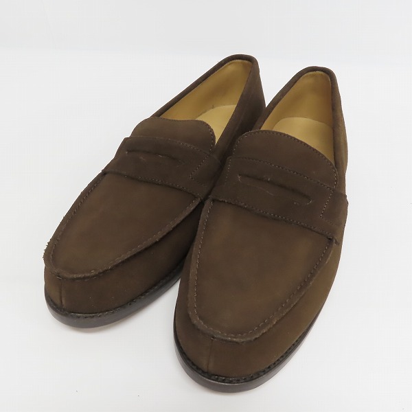 実際に弊社で買取させて頂いたTOMORROWLAND/トゥモローランド スウェード コインローファー/9