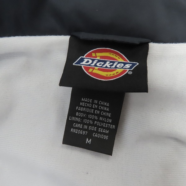 実際に弊社で買取させて頂いた【未使用】Dickies/ディッキーズ Snap Front Nylon Jacket/コーチジャケット/ナイロンジャケット /Mの画像 3枚目
