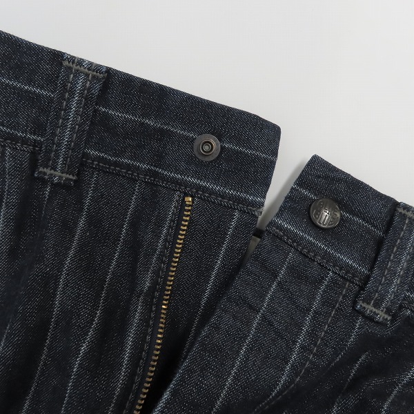 実際に弊社で買取させて頂いたBLUE BLUE/ブルーブルー ヒッコリーパンツ/2の画像 6枚目