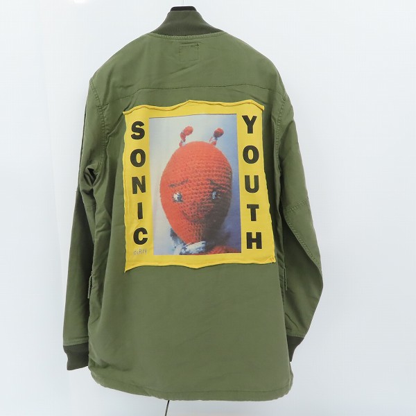SONIC YOUTH リメイク パッチ フィールド ジャケット SONIC YOUTH リメイク パッチ フィールド ジャケット