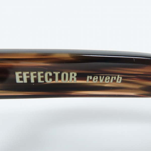 EFFECTOR エフェクター reverb ハーフリム レンズ新品 伊達