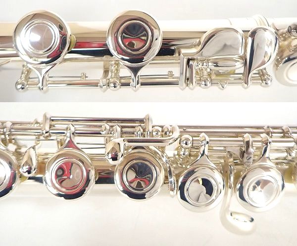 実際に弊社で買取させて頂いたYAMAHA/ヤマハ YFL-311/YFL311 フルート 頭部管銀製 Eメカ付 ハードケース・ケースカバー付の画像 5枚目