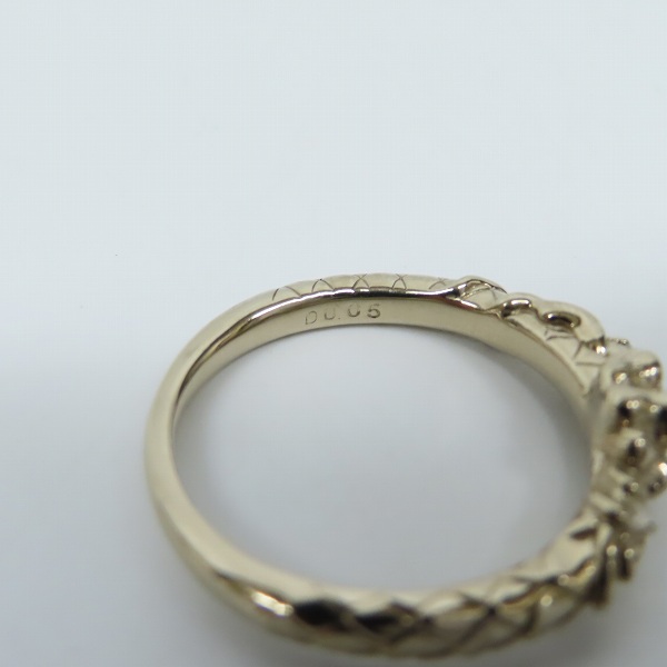 実際に弊社で買取させて頂いた【ギャラ付き】Bloody Mary/ブラッディマリー #14 NUE/鵺/ぬえ リング K18 w/ダイアモンド S/17号の画像 6枚目