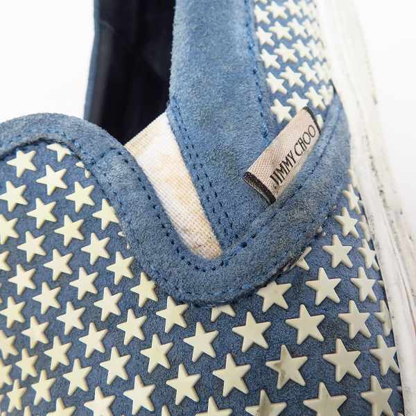 実際に弊社で買取させて頂いたJimmy Choo/ジミーチュウ スター スウェード スリッポン/シューズの画像 5枚目