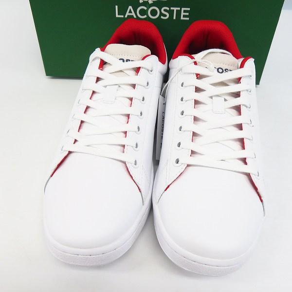 実際に弊社で買取させて頂いた【未使用】LACOSTE/ラコステ CARNABY/カーナビー レザーローカットスニーカー UK8