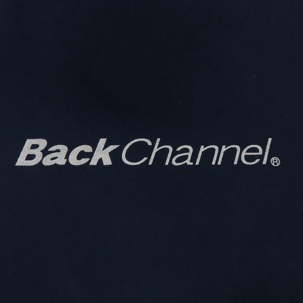 実際に弊社で買取させて頂いたBACK CHANNEL/バックチャンネル 半袖 Tシャツ クルーネック バックプリント 天秤/Lの画像 3枚目