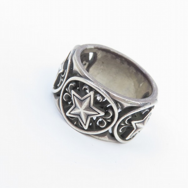 実際に弊社で買取させて頂いたDEAL DESIGN/ディールデザイン スターロックスリング 21.5号