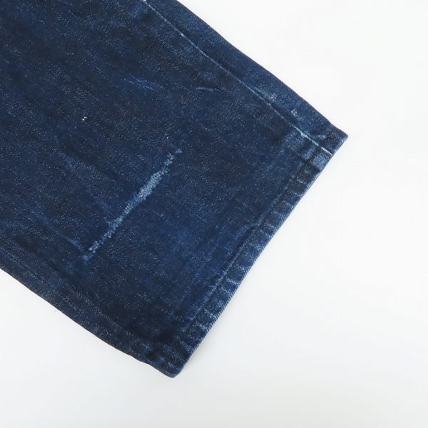 実際に弊社で買取させて頂いたMAISON KITSUNE/メゾンキツネ ボタンフライ デニムパンツ KMP-0353-B/32の画像 6枚目