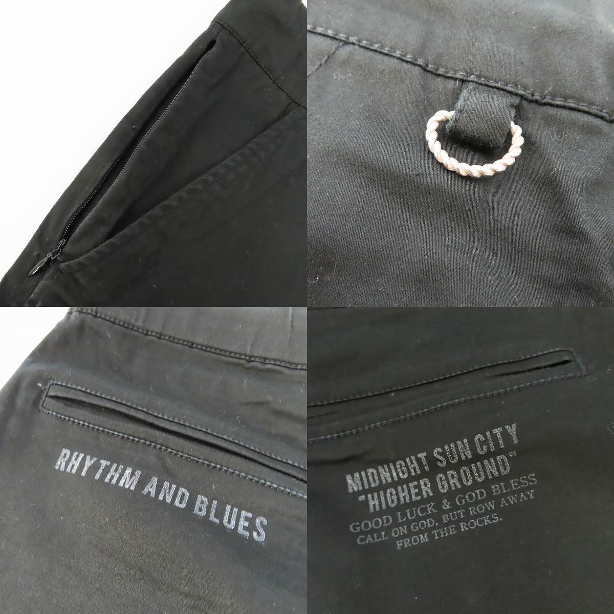 実際に弊社で買取させて頂いたCRIME/クライミー ショートパンツ ブラック size：Sの画像 6枚目