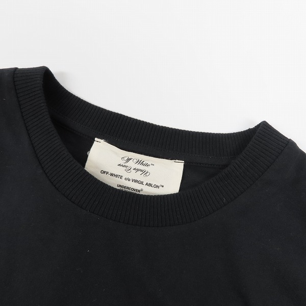 実際に弊社で買取させて頂いたOFF-WHITE/オフホワイト×UNDER COVER/アンダーカバー HAND DART S/S Tシャツ/カットソー OMAA061G19877011/Mの画像 5枚目