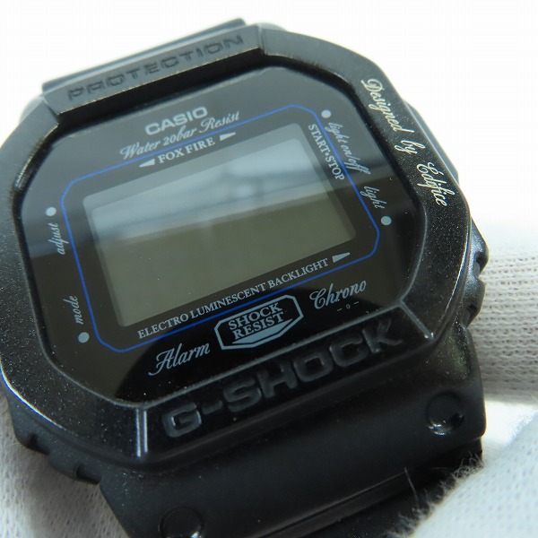 実際に弊社で買取させて頂いたG-SHOCK×EDIFICE/Gショック×エディフィス スクエアケース STRICTLY BLACK DW-5600BC-1AJR【動作未確認】の画像 4枚目