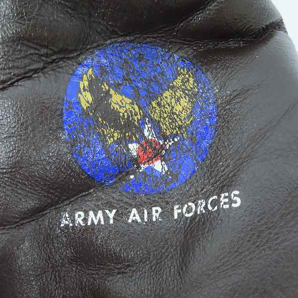 実際に弊社で買取させて頂いたTHE REAL McCOY'S/ザリアルマッコイズ TYPE D-1 ムートン フライトジャケット 94-3084-A/Mの画像 4枚目