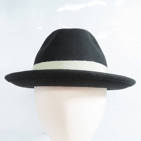 実際に弊社で買取させて頂いた【未使用】CA4LA/カシラ×松田優作 探偵物語 中折れハット ブラック/Mの画像 1枚目