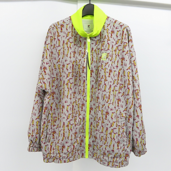 実際に弊社で買取させて頂いた【未使用】FILA/フィラ HERITAGE 総柄トラックジャケット/FM9784 M