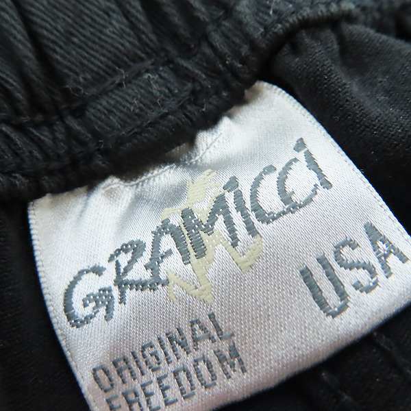 実際に弊社で買取させて頂いたWM×Gramicci/ホワイトマウンテニアリング×グラミチ DYED WIDE SHORT PANTS ワイドショートパンツ ブラック WM1971418/1の画像 2枚目