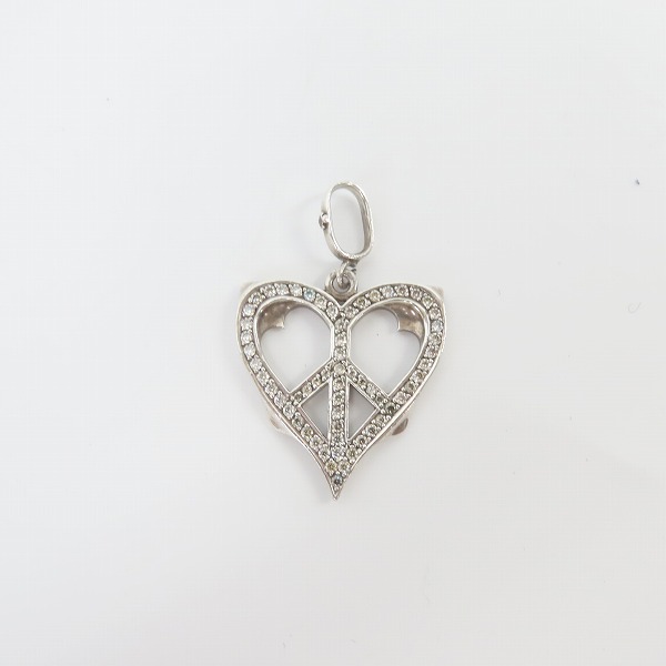 実際に弊社で買取させて頂いたLoree Rodkin/ローリーロドキン ミディアム ゴシックピースハート ペンダントトップの画像 1枚目