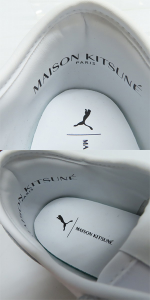 実際に弊社で買取させて頂いた【未使用】MAISON KITSUNE×PUMA/メゾンキツネ×プーマ Roma KITSUNE 380223-01 27.0 の画像 4枚目