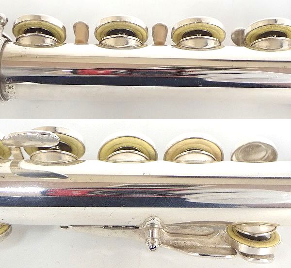 実際に弊社で買取させて頂いたYAMAHA/ヤマハ YFL-311Ⅱ フルート 頭部管銀製 Eメカ付 ハードケース・ケースカバー付 の画像 7枚目