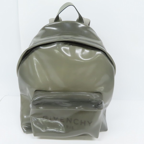 実際に弊社で買取させて頂いたGIVENCHY/ジバンシイ 19SS PVC素材 ロゴ バックパック/リュックサック