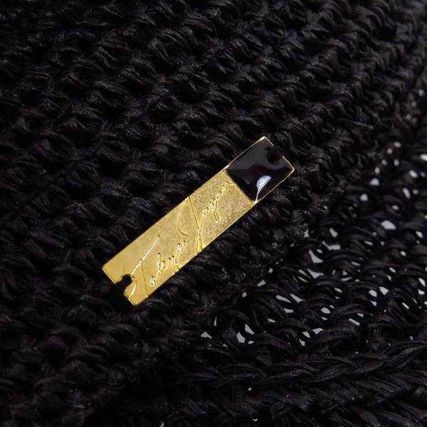 実際に弊社で買取させて頂いたCA4LA/カシラ MAY アシンメトリーキャスケット ブラックの画像 7枚目