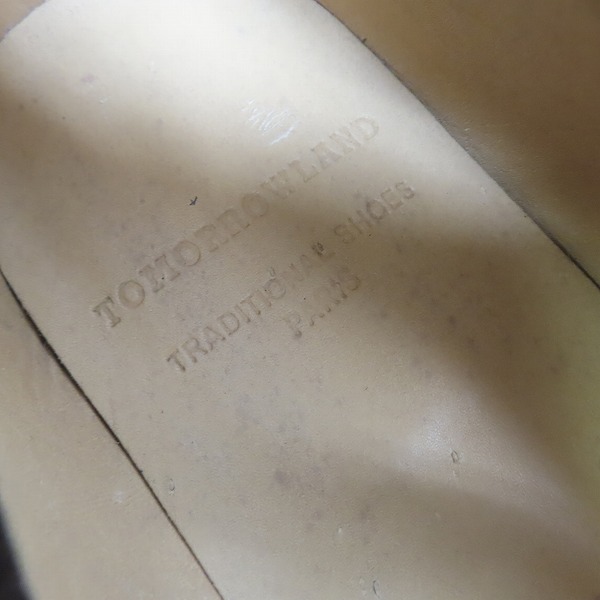 実際に弊社で買取させて頂いたTOMORROWLAND/トゥモローランド スウェード コインローファー/9の画像 7枚目