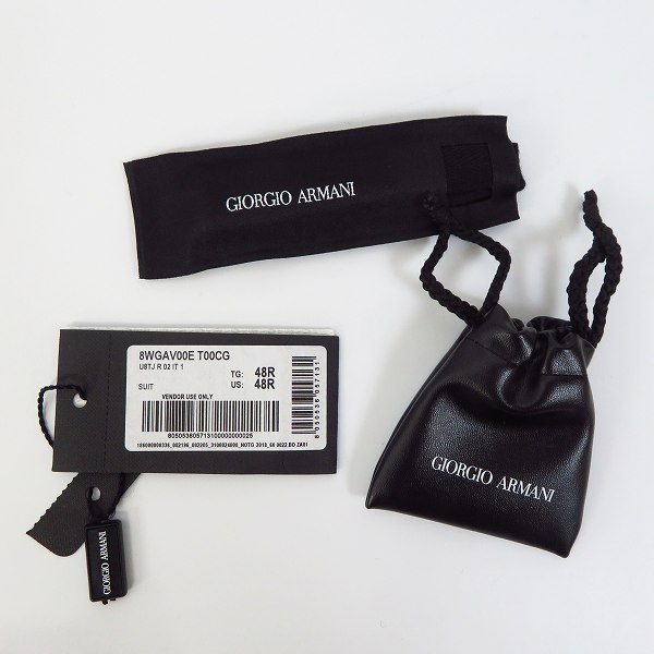 実際に弊社で買取させて頂いたGIORGIO ARMANI/ジョルジオ アルマーニ SOHO ジャケット/パンツ セットアップ 48の画像 7枚目