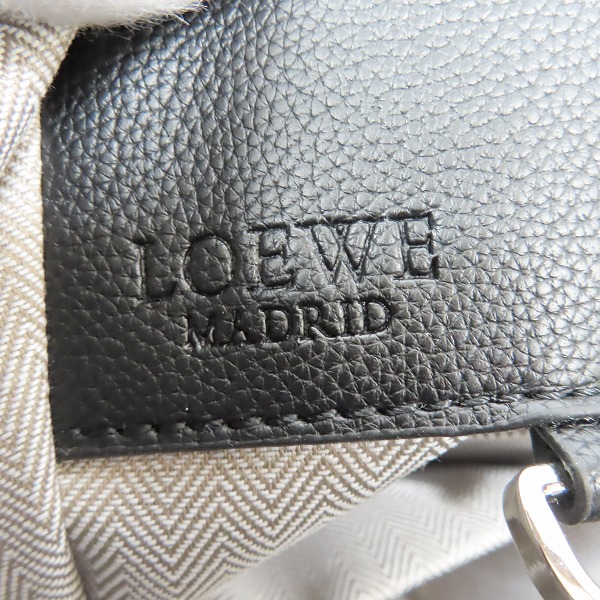 実際に弊社で買取させて頂いたLOEWE/ロエベ 3way ハンモックバッグ ブラックの画像 5枚目