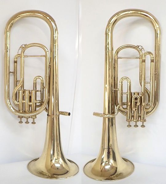 実際に弊社で買取させて頂いた★【難有り】YAMAHA/ヤマハ YAH-201/YAH201 アルトホルン ハードケース付の画像 1枚目