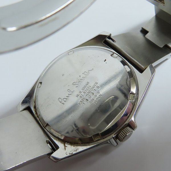 実際に弊社で買取させて頂いたPaul Smith/ポールスミス 腕時計 F335-H30750【動作未確認】の画像 3枚目