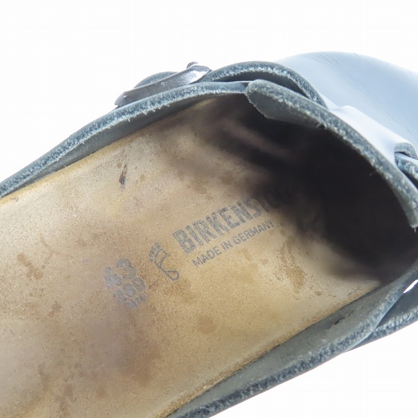 実際に弊社で買取させて頂いたBIRKENSTOCK/ビルケンシュトック レザー サンダル ネイビー/43の画像 4枚目