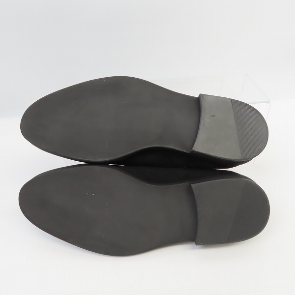 実際に弊社で買取させて頂いた417 by EDIFICE/フォーワンセブンエディフィス スエード/スウェード シューズ BLACK/ブラック 41の画像 2枚目