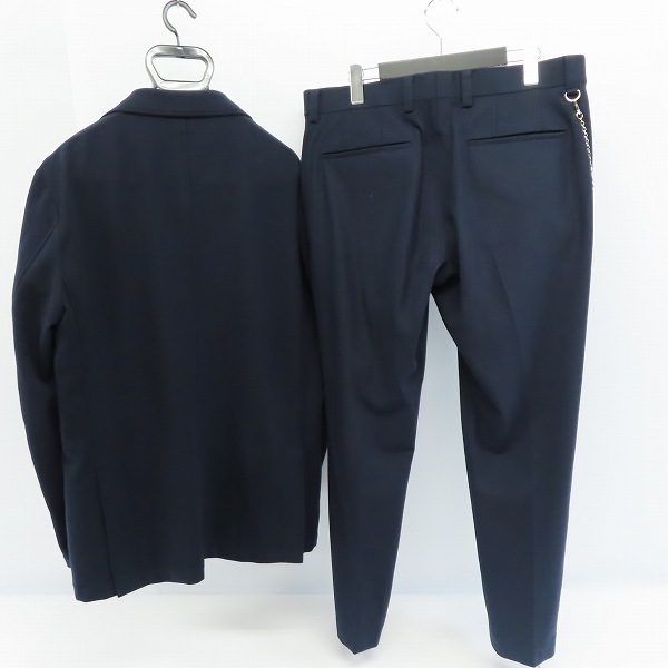 実際に弊社で買取させて頂いたuniform experiment/ユニフォームエクスペリメント STRETCH MONALUCE TWILL 2BUTTON JACKET/SLACKS/セットアップ/4の画像 1枚目