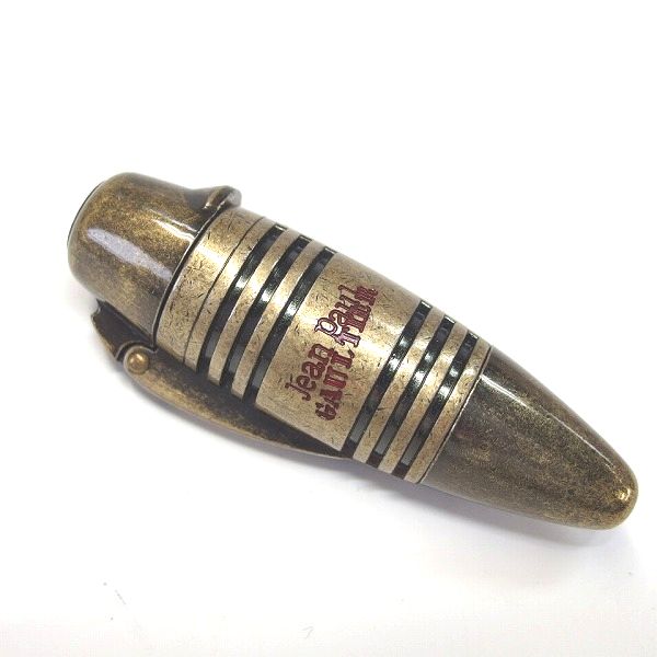 実際に弊社で買取させて頂いたjean paul gaultier/ジャンポール・ゴルチエ フットボール ローラー式ガスライターの画像 1枚目