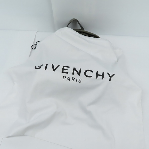 実際に弊社で買取させて頂いたGIVENCHY/ジバンシイ 19SS PVC素材 ロゴ バックパック/リュックサックの画像 8枚目