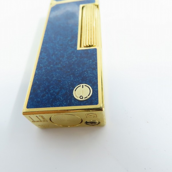 実際に弊社で買取させて頂いたdunhill/ダンヒル ローラー ガスライター ゴールド/ネイビーの画像 6枚目