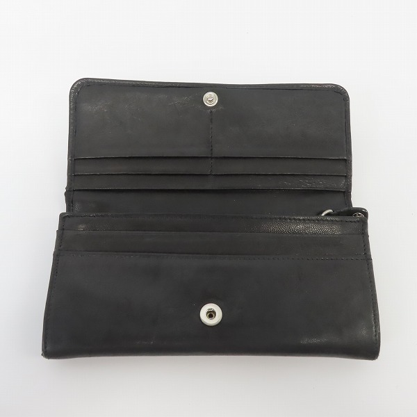 実際に弊社で買取させて頂いたJIMMY CHOO/ジミーチュウ スタースタッズ 長財布 ブラックの画像 4枚目