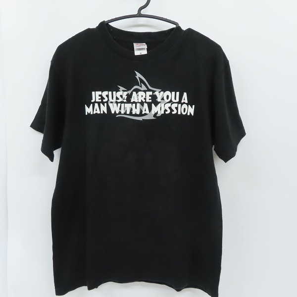 実際に弊社で買取させて頂いたMAN WITH A MISSION/マンウィズアミッション 狼 ロゴ バンドTシャツ M