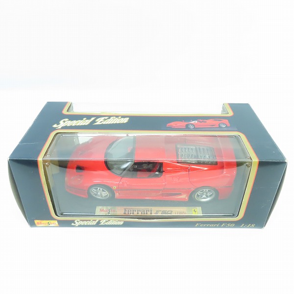 実際に弊社で買取させて頂いたMaisto/マイスト Ferrari/フェラーリ F50 1/18 レッド 1995の画像 8枚目